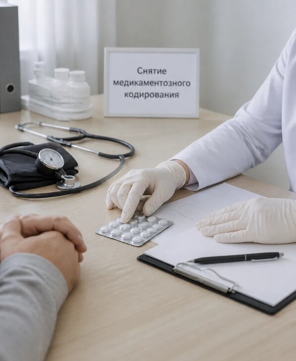 Снятие медикаментозного кодирования в Новокубанске от 5199 р. | Медзона